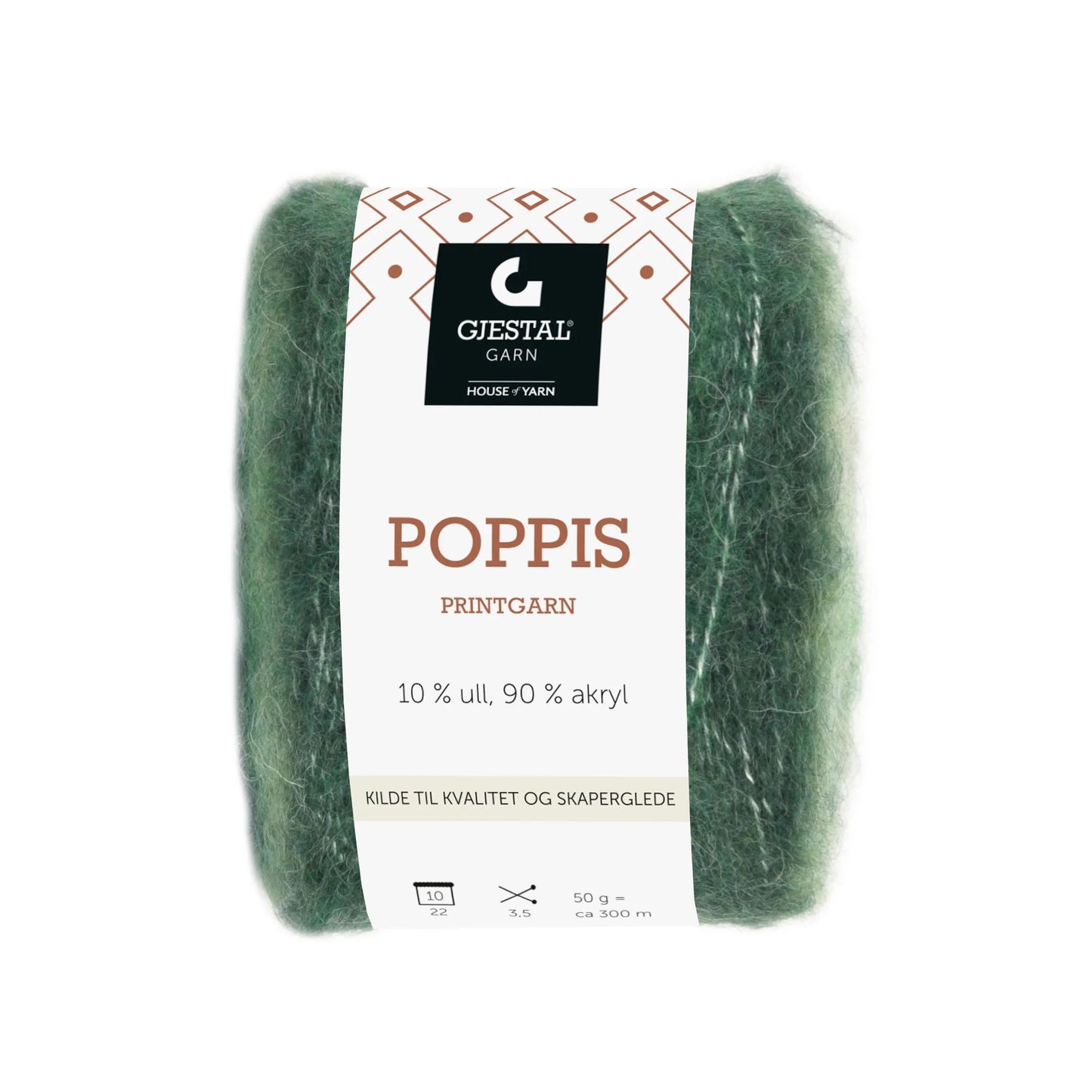🧶SNART I LAGER🧶Gjestal Garn Poppis - Fru Olesen Garn