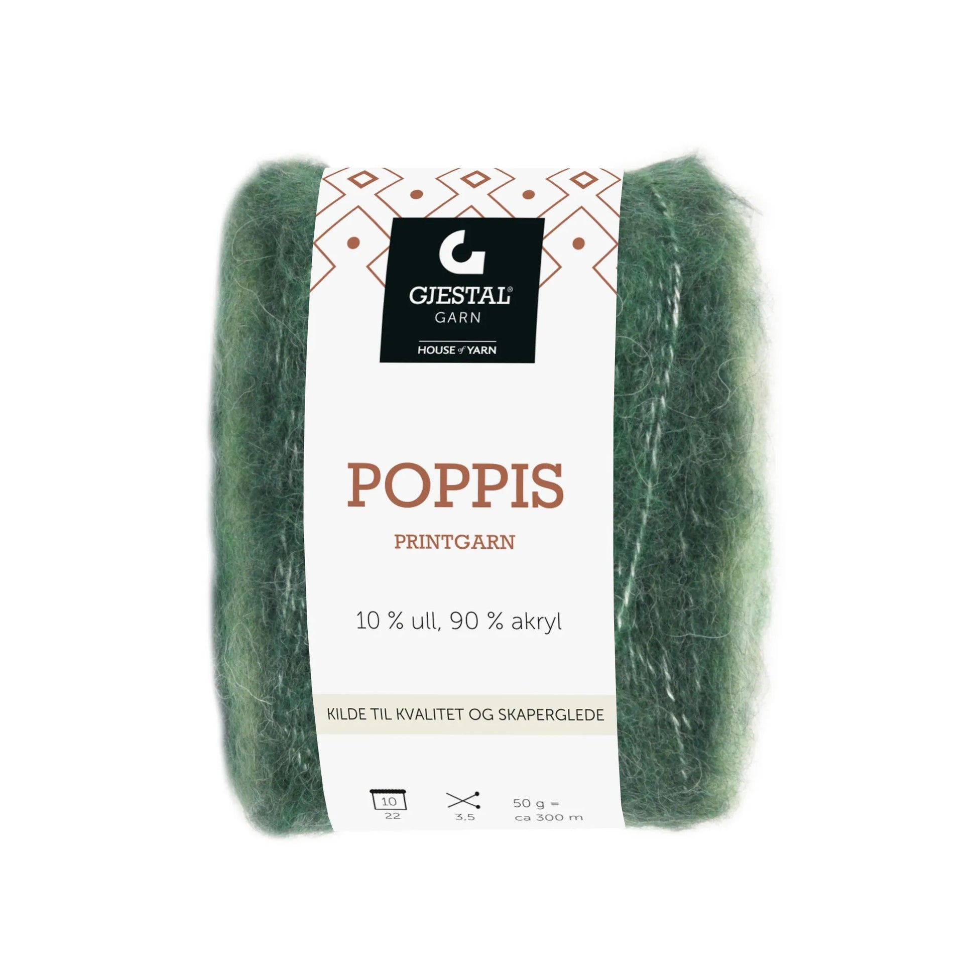 🧶SNART I LAGER🧶Gjestal Garn Poppis - Fru Olesen Garn