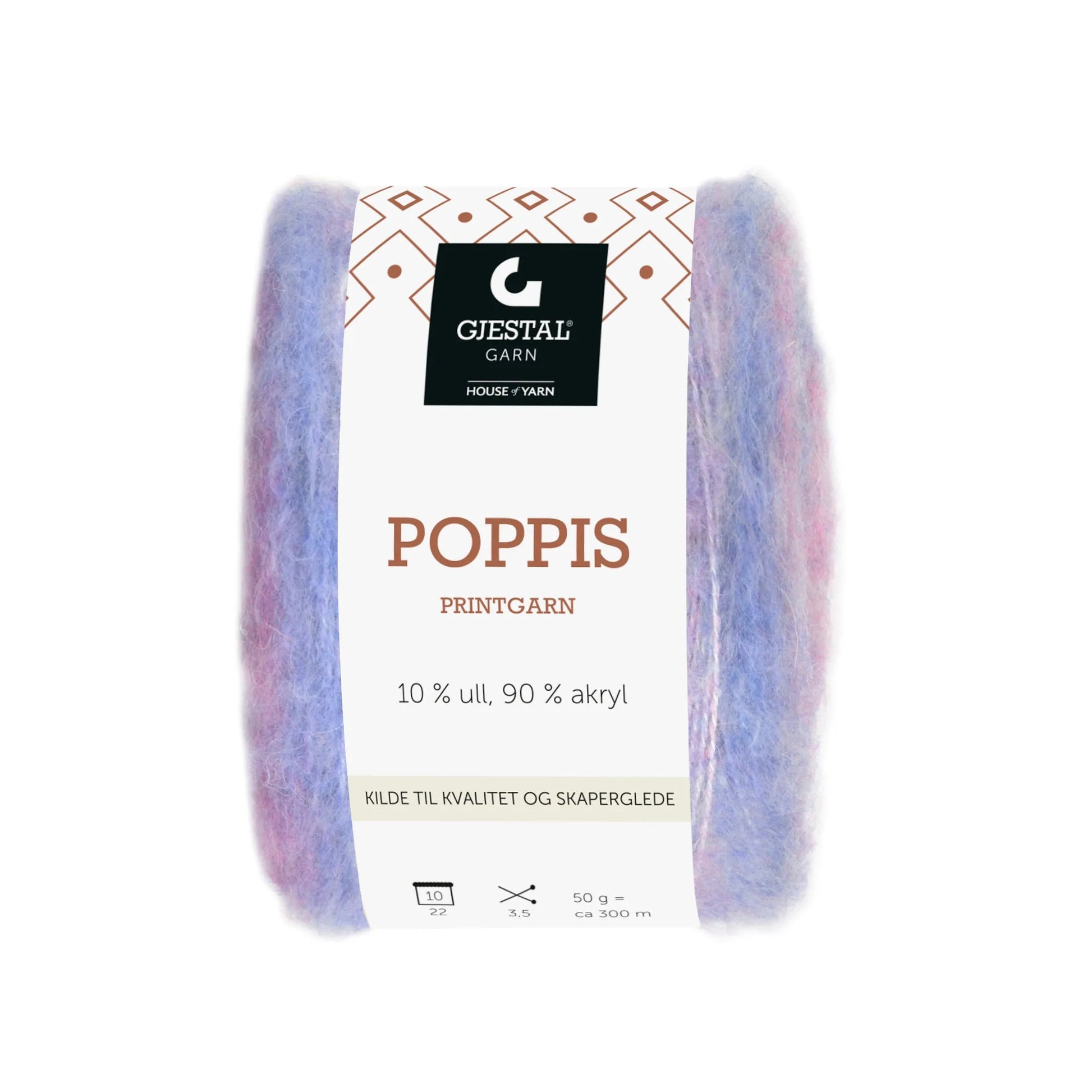 🧶SNART I LAGER🧶Gjestal Garn Poppis - Fru Olesen Garn