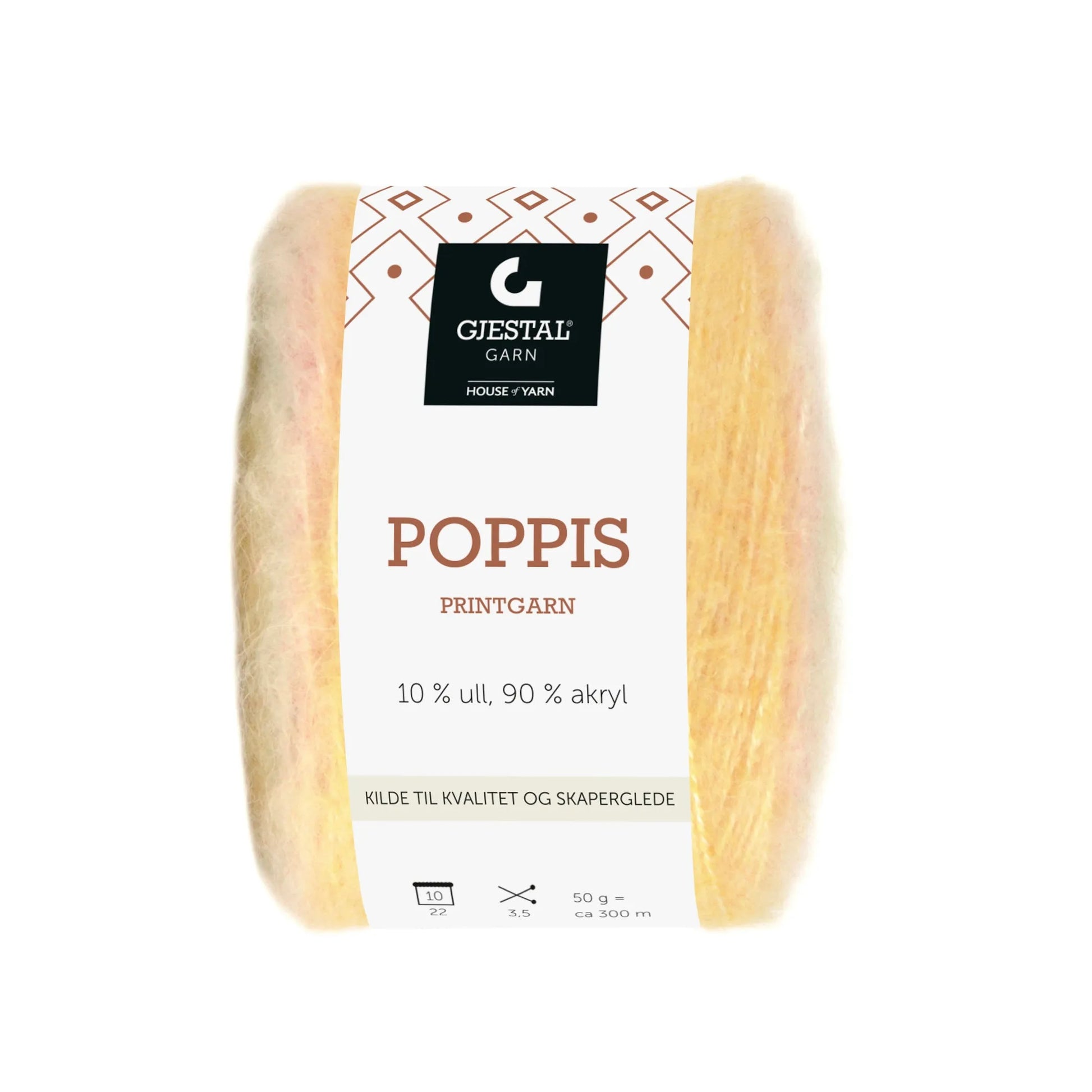 🧶SNART I LAGER🧶Gjestal Garn Poppis - Fru Olesen Garn