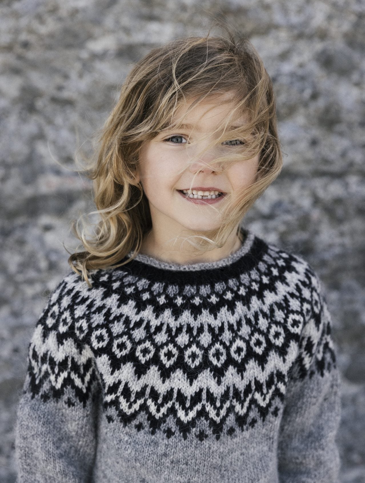 Riddari for kids - sweater in Fjallalopi