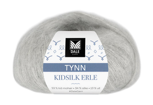 Tynn Kidsilk Erle – tunt mohairgarn med siden