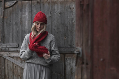 Ylva – cowl med strukturmönster