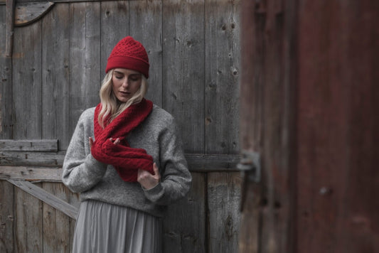 Ylva – cowl med strukturmönster