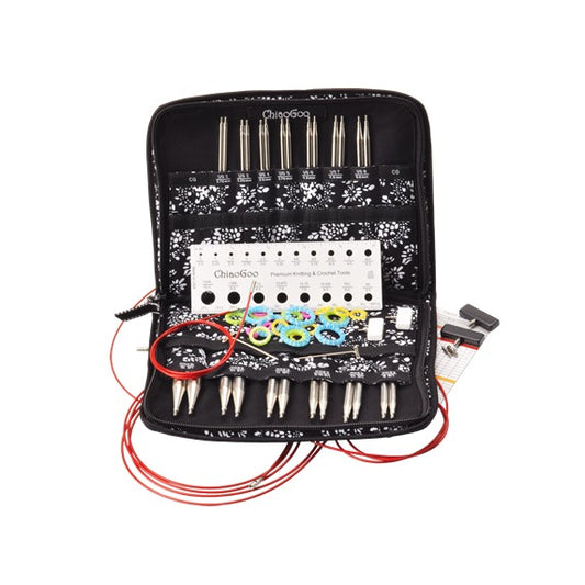 !BESTÄLLNINGSVARA! ChiaoGoo TWIST Complete - Set med ändstickor (13 par, 13 cm)