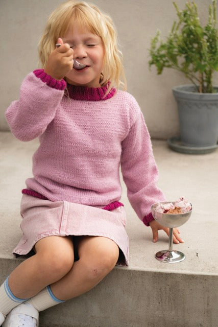 Minnis bay - stickad barntröja