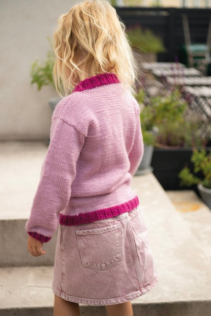 Minnis bay - stickad barntröja