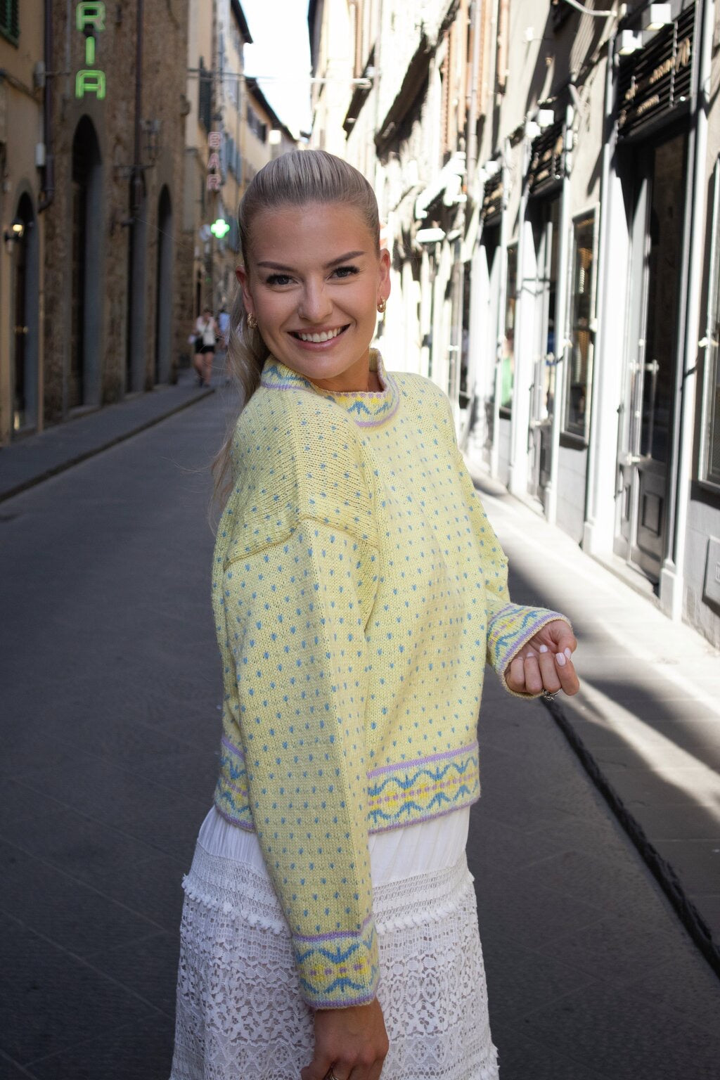 Yellow - sweater