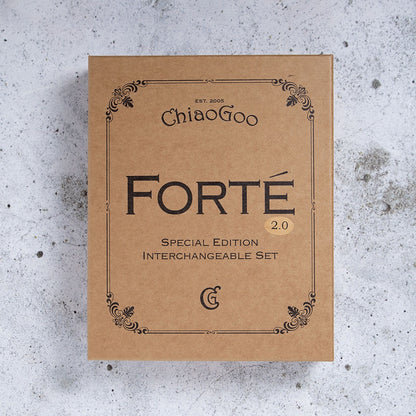 !PRE-ORDER ITEM! ChiaoGoo FORTE 2.0 - Luxury Interchangeable Knitting Needle Set (14 pairs, 13 cm)