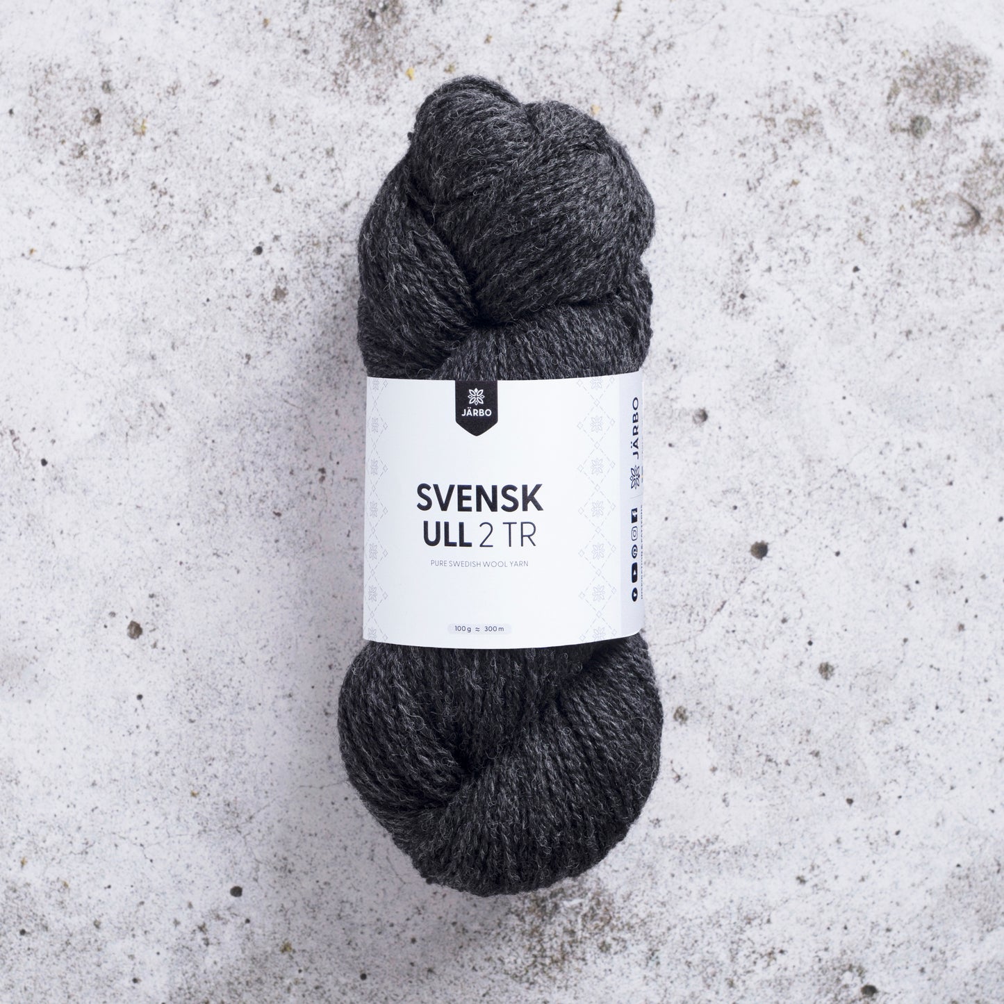 Svensk Ull 2 tr - Garn från Järbo