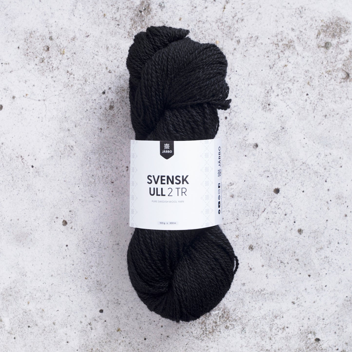 Svensk Ull 2 tr - Garn från Järbo