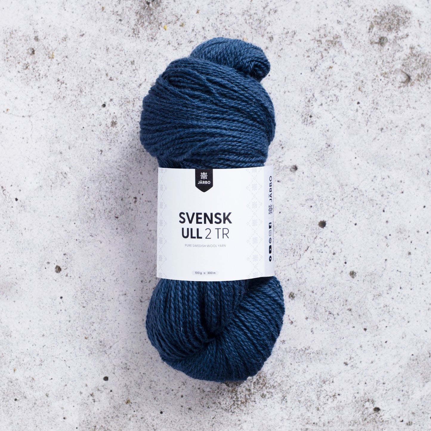 Svensk Ull 2 tr - Garn från Järbo