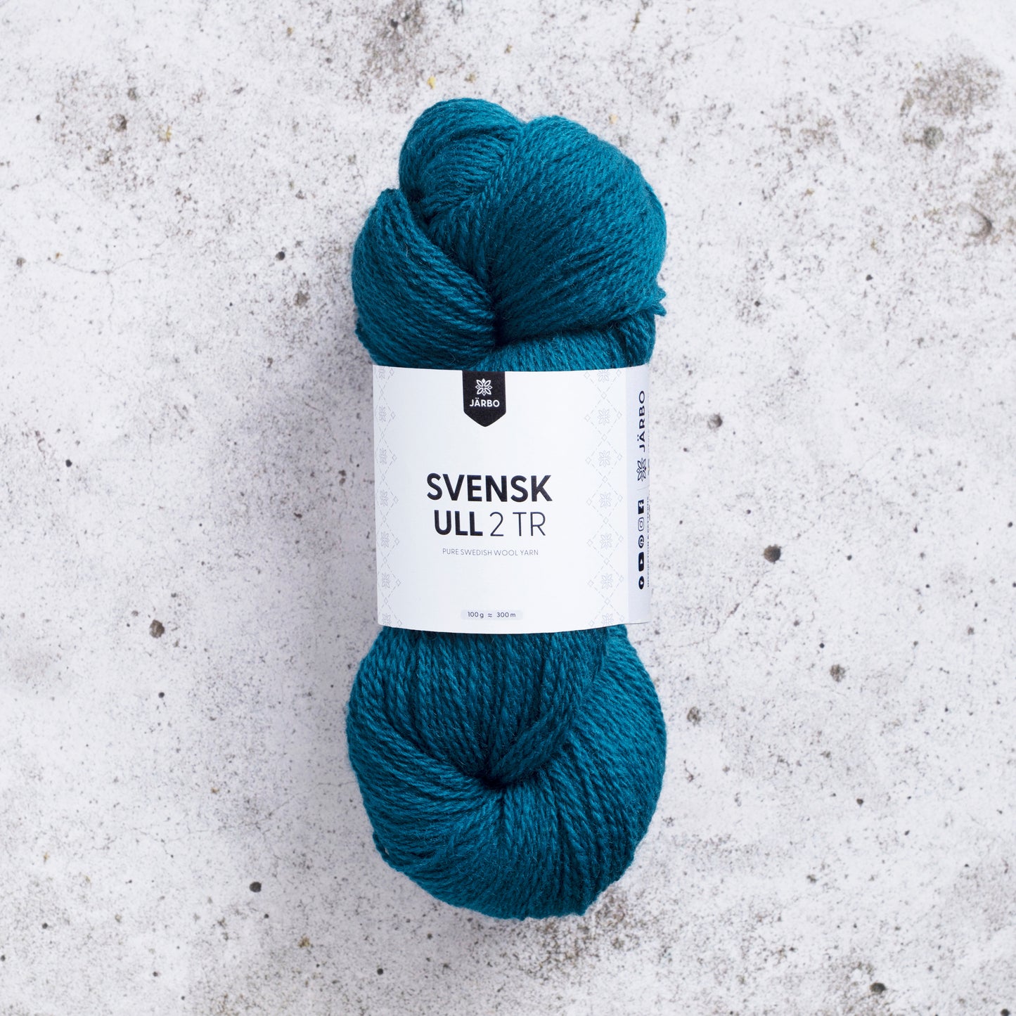 Svensk Ull 2 tr - Garn från Järbo