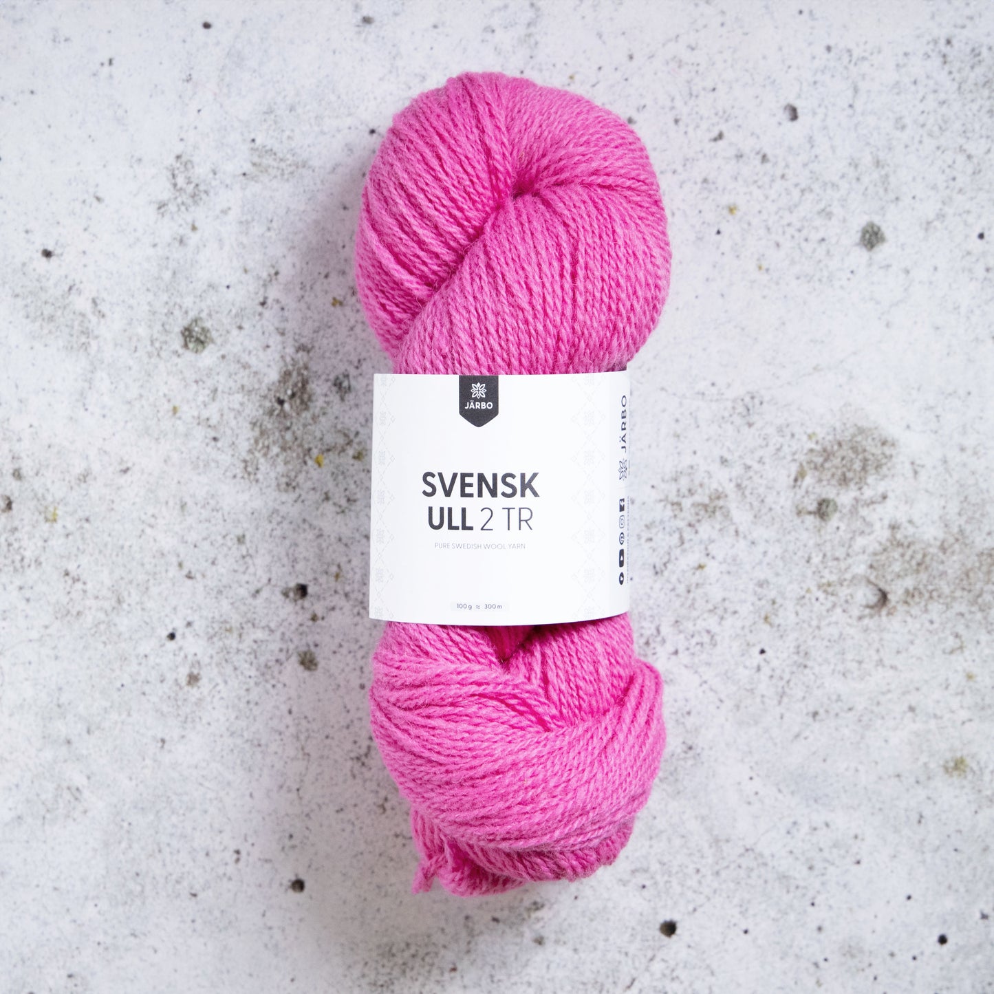 Svensk Ull 2 tr - Garn från Järbo