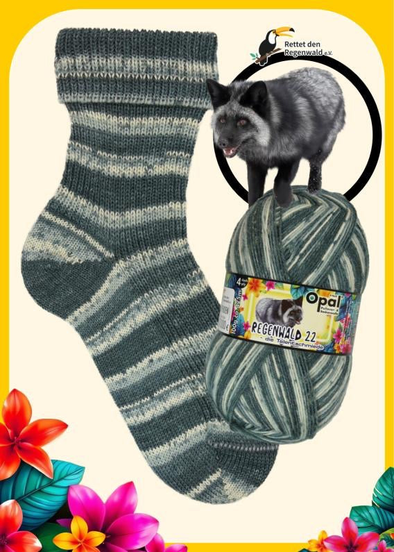 Opal Regnskog 22 – självrandande sockgarn