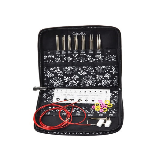 !BESTÄLLNINGSVARA! ChiaoGoo TWIST Large - Set med ändstickor (6 par, 13 cm)