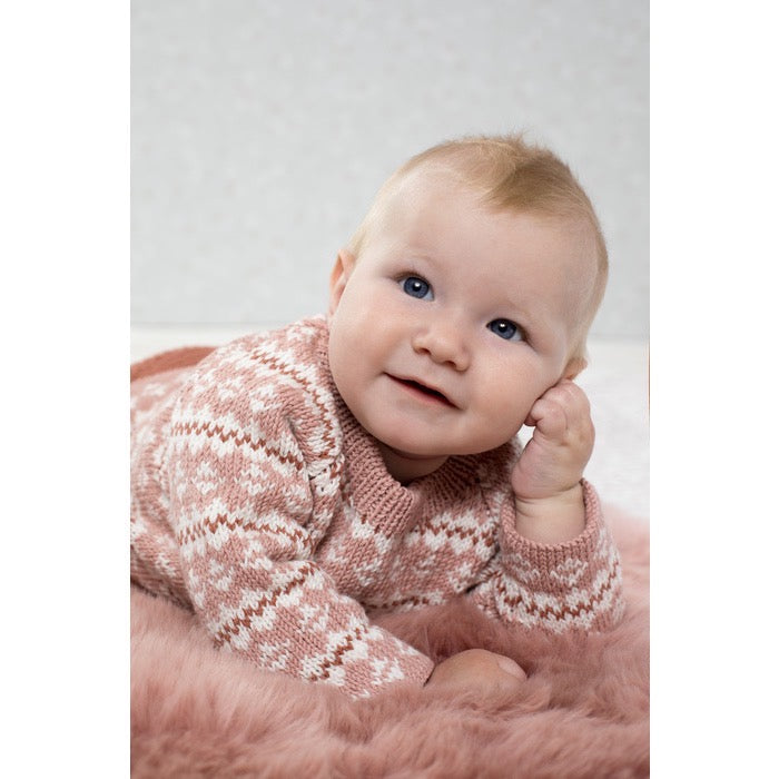 Toddler - cardigan, long pants and hat in Baby Cotton