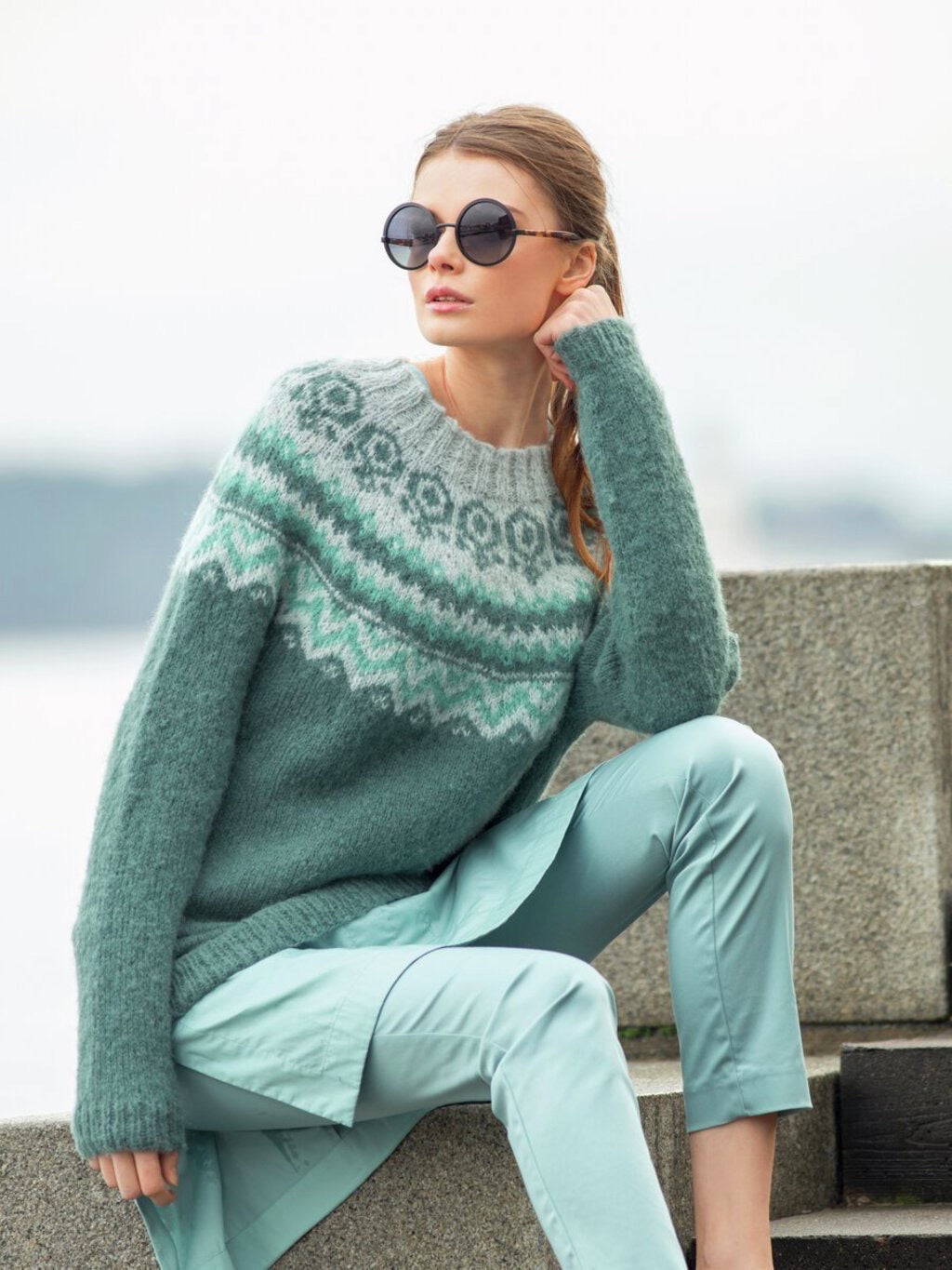 Anja - cable-knit sweater