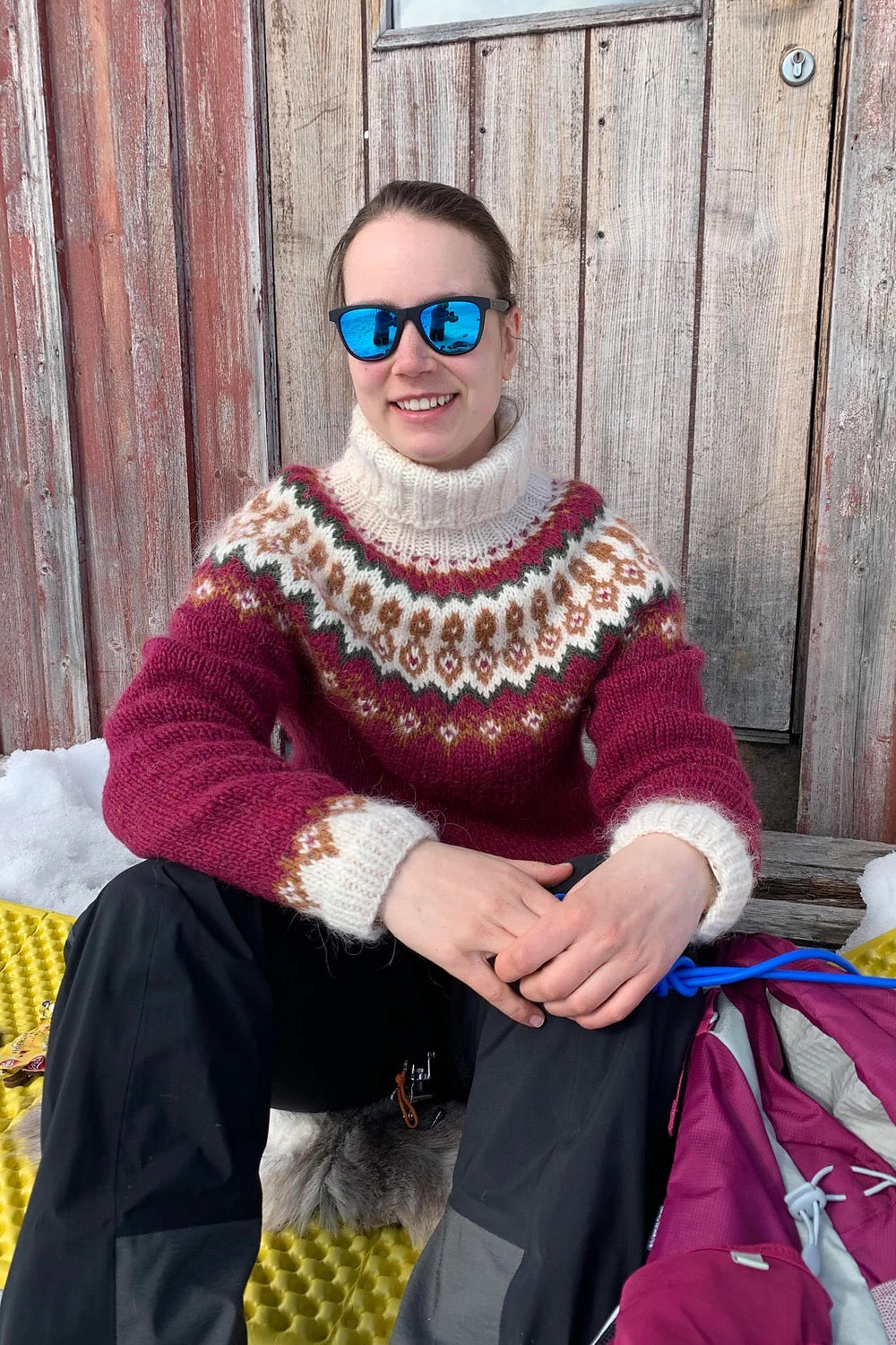 Čoarvegiella Winter - digitalt mönster