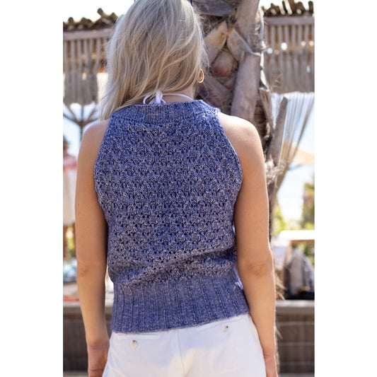 Asha - väst i Cotton Alpakka