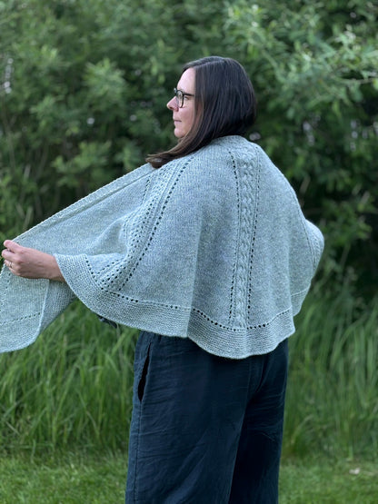 Heights and Valleys Shawl – stickmönster till sjal