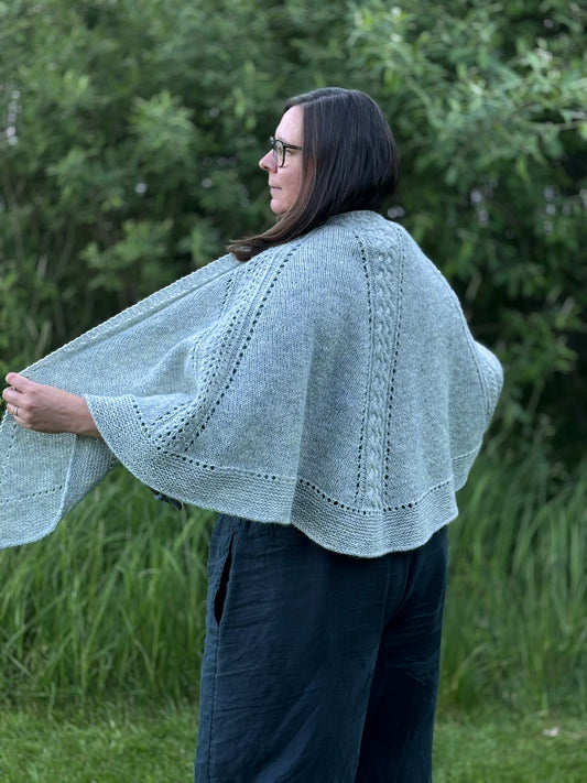 Heights and Valleys Shawl – stickmönster till sjal