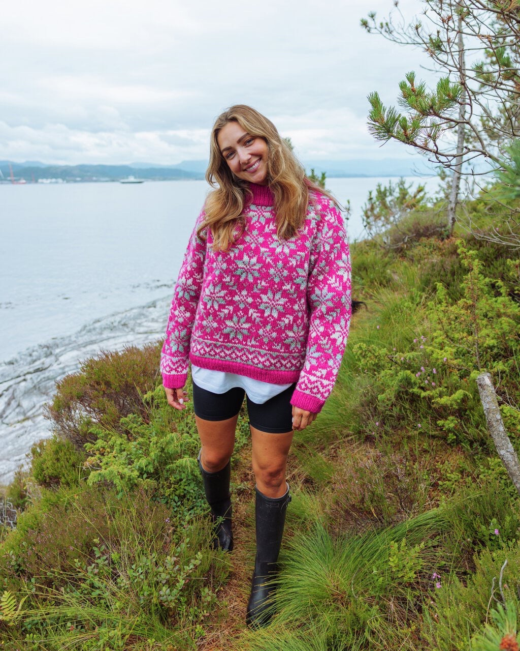 Carly - patterned sweater in Older and PrettyPrint