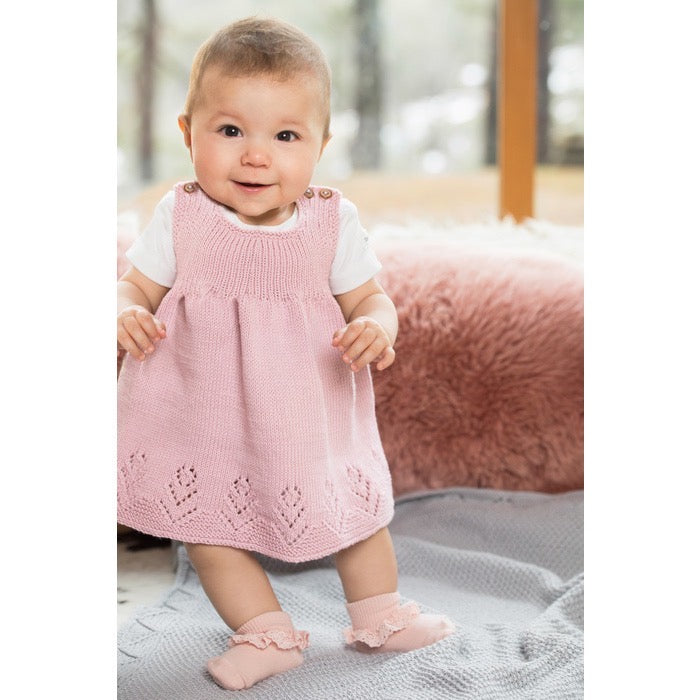 Meadow flower - dress and hat in Baby Cotton