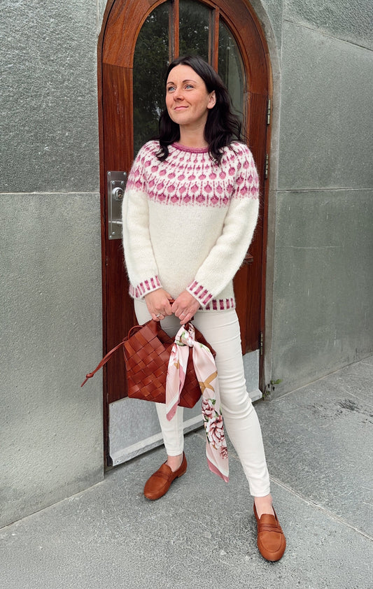 Raspberry Sweater - digitalt mönster