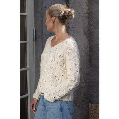 Evangelill - textured knit sweater