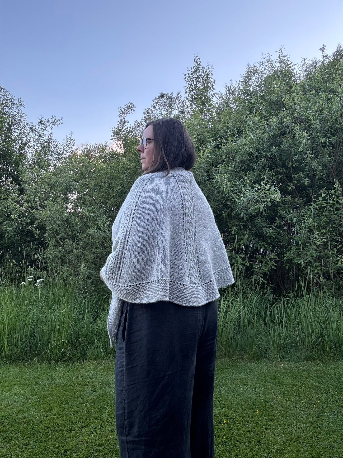 Heights and Valleys Shawl – stickmönster till sjal