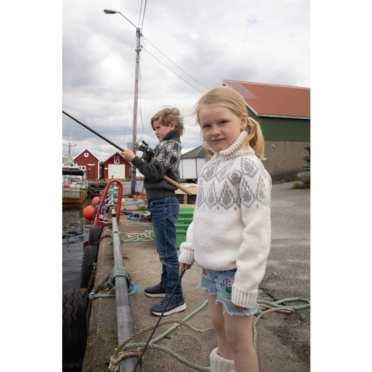 Eventyrlig - barntröja med dragkedja