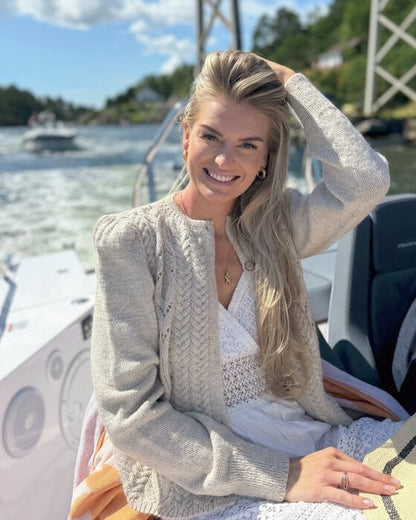 Braided cardigan