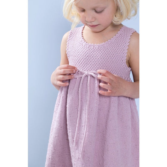 Kine - klänning med hjärtan i Baby Bomull