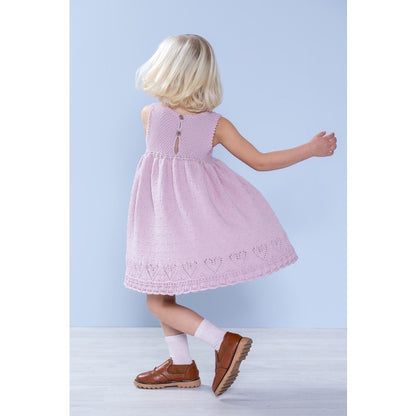 Kine - dress with hearts in Baby Cotton
