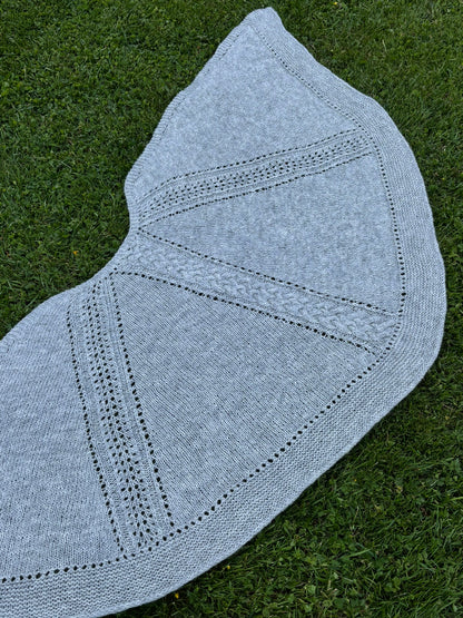Heights and Valleys Shawl – stickmönster till sjal