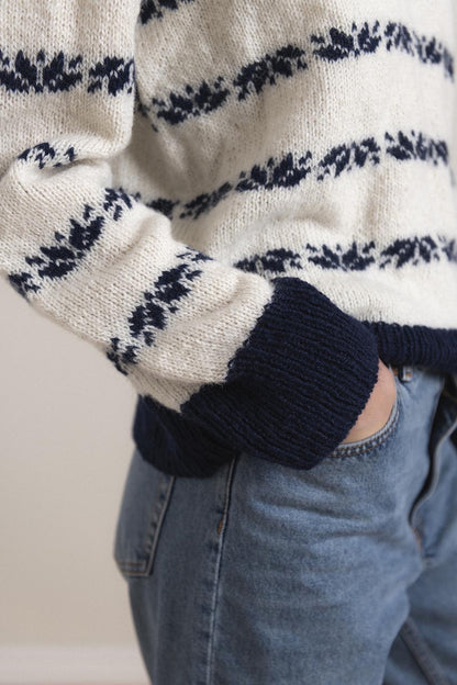 Sjöbod - patterned sweater