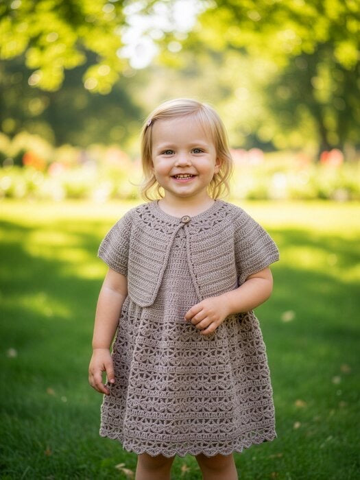 Bilbao - klänning och bolero i Baby bomull