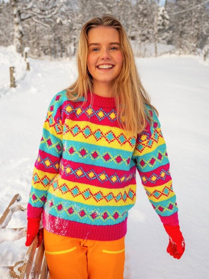 Mel – färgstark oversizetröja