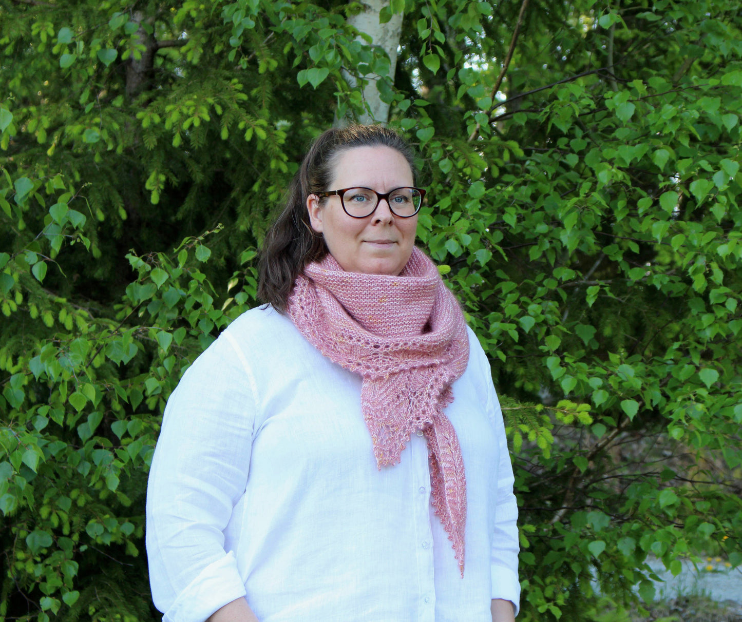 Humle Fuzzy Shawl
