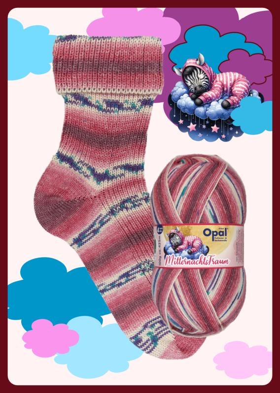 Midnattsdröm - sockgarn från Opalgarn