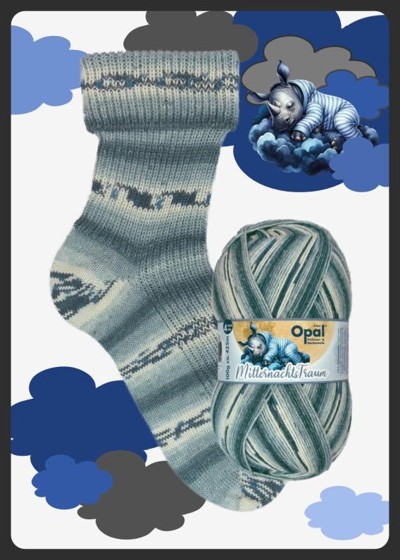 Midnattsdröm - sockgarn från Opalgarn