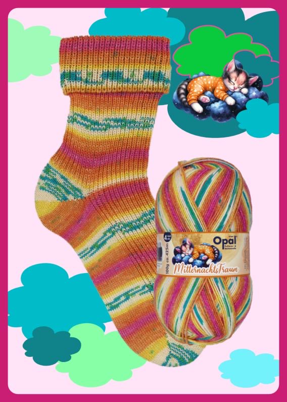 Midnattsdröm - sockgarn från Opalgarn