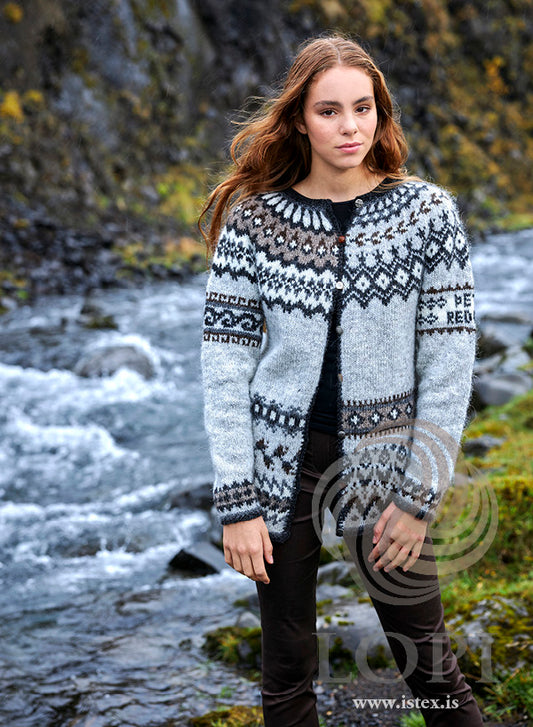 Ættarmót - kofta i Lettlopi