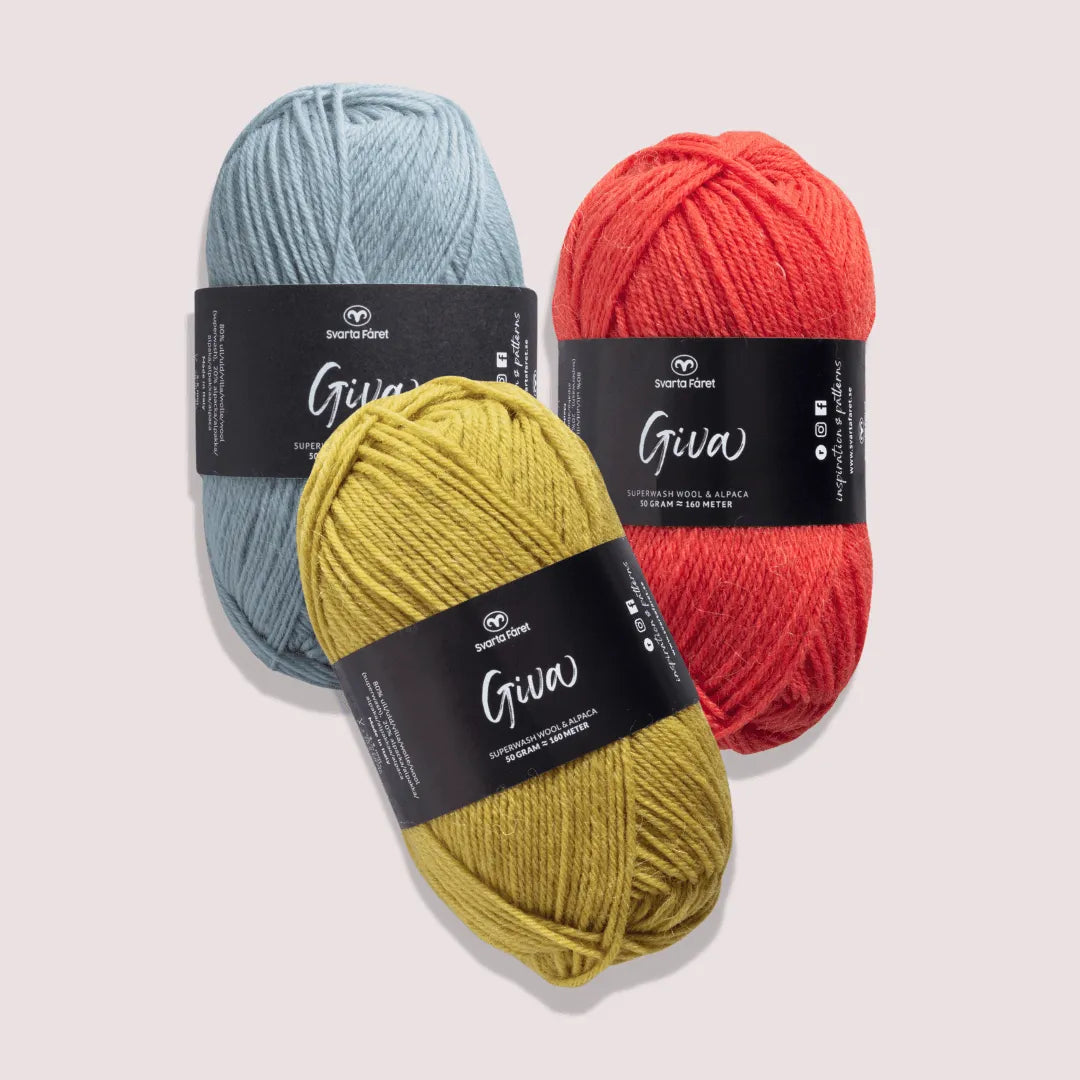 Giva - Garn från Svarta Fåret - Fru Olesen Garn