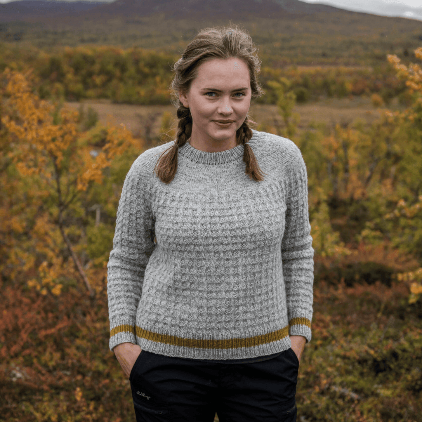 Glaciär - oktröja dam - Fru Olesen Garn