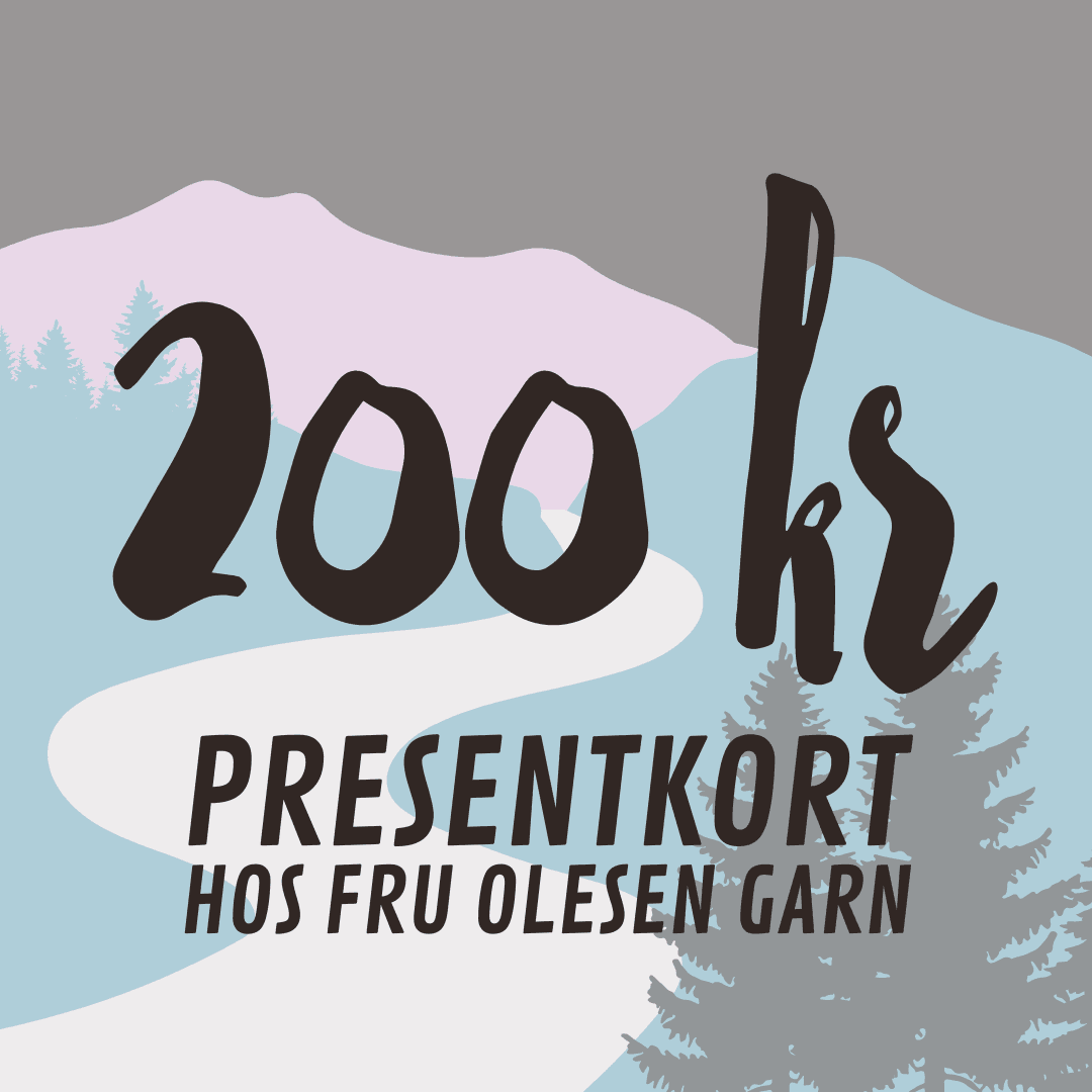 Presentkort - Köp en överraskning till någon - Fru Olesen Garn