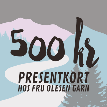 Presentkort - Köp en överraskning till någon - Fru Olesen Garn