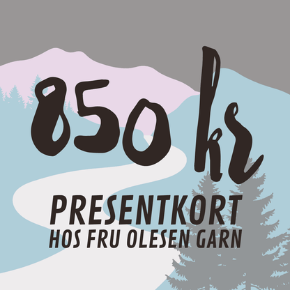 Presentkort - Köp en överraskning till någon - Fru Olesen Garn