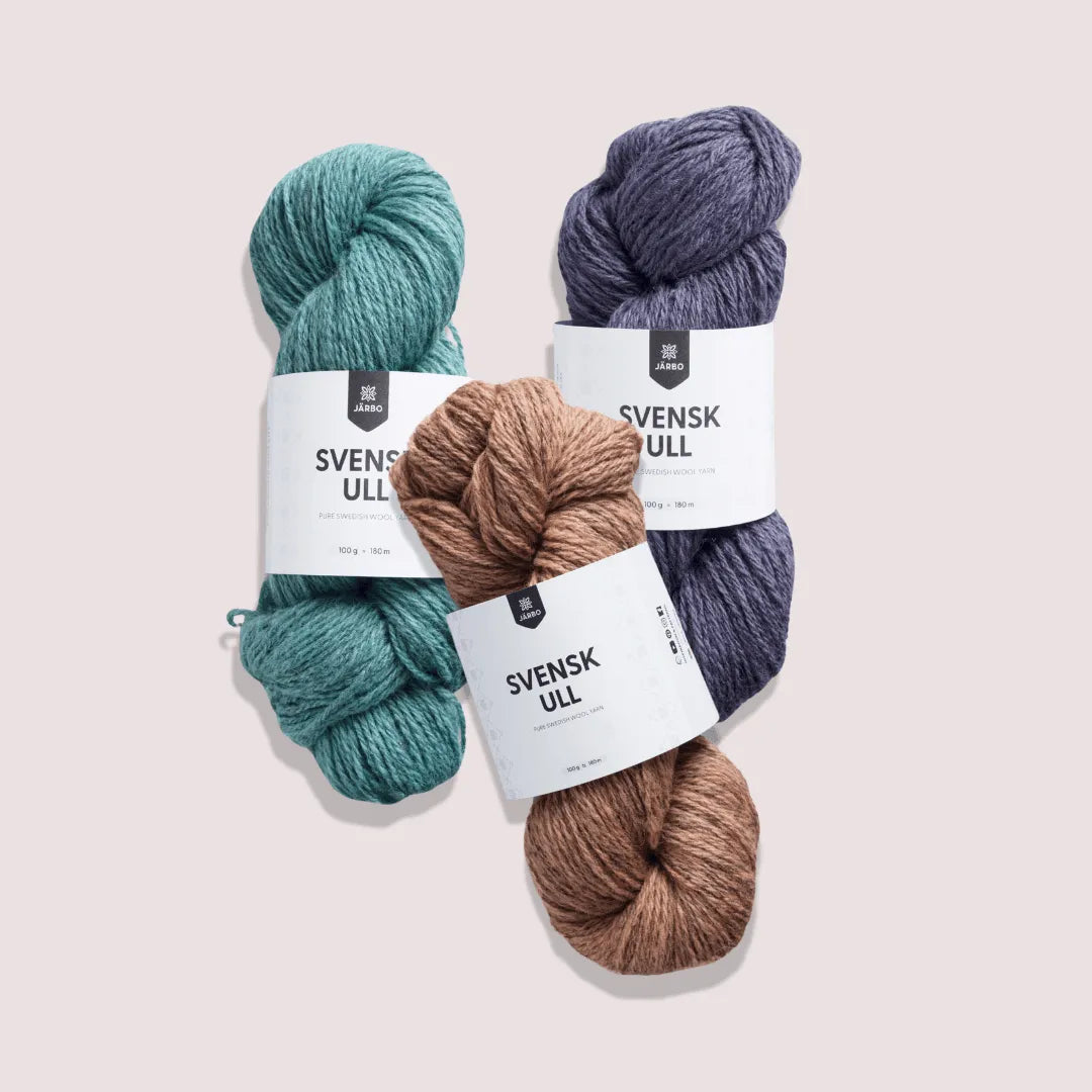 Svensk Ull 3 tr - Garn från Järbo - Fru Olesen Garn